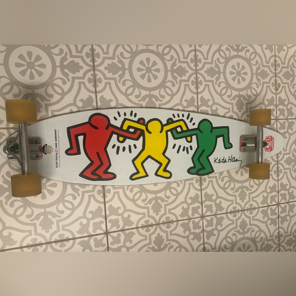 Alienworks Rare Keith Haring longboard